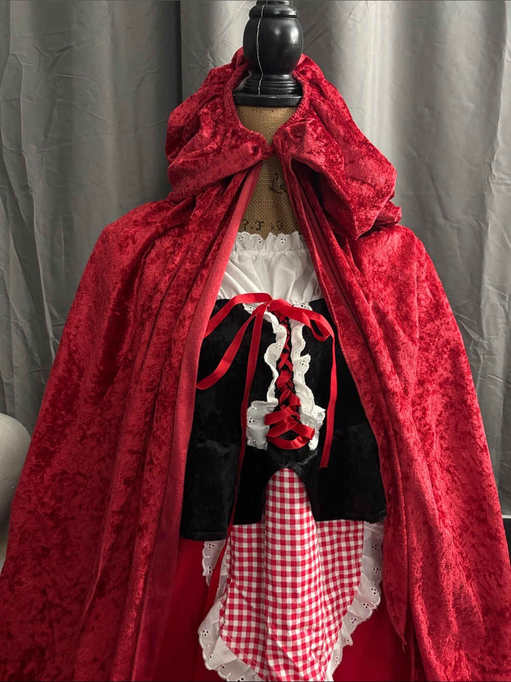 InCharacter Red Riding Hood Costume - Red & White